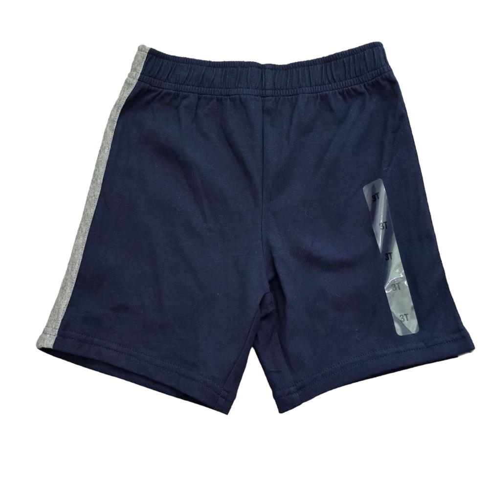 Place Sport Toddler Boys Size 3T Navy Blue Gray Shorts Cotton